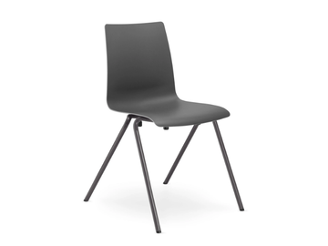 EVO 010-N5 BR - Stackable plastic training chair by LD Seating - view 2